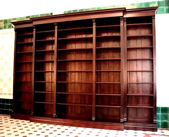 Regalwand massiv aus Holz mit Vorbau WAND4 - Bild 3