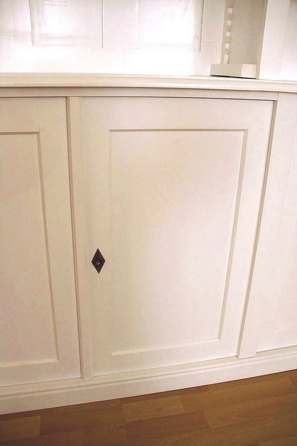 schlichte Türfüllung der Bücherwand WAND3 - Bild 10