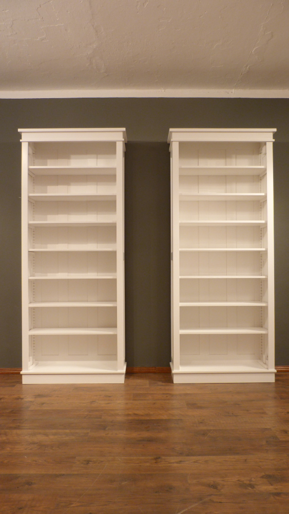 Massivholz Bücherregal im Bauhausstil