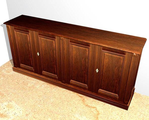 Sideboard mit Türen aus Massivholz KOMM9 - Bild 5