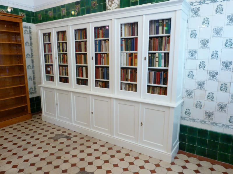 Bücherschrank mit Glastüren Shabby Chic DREIER30