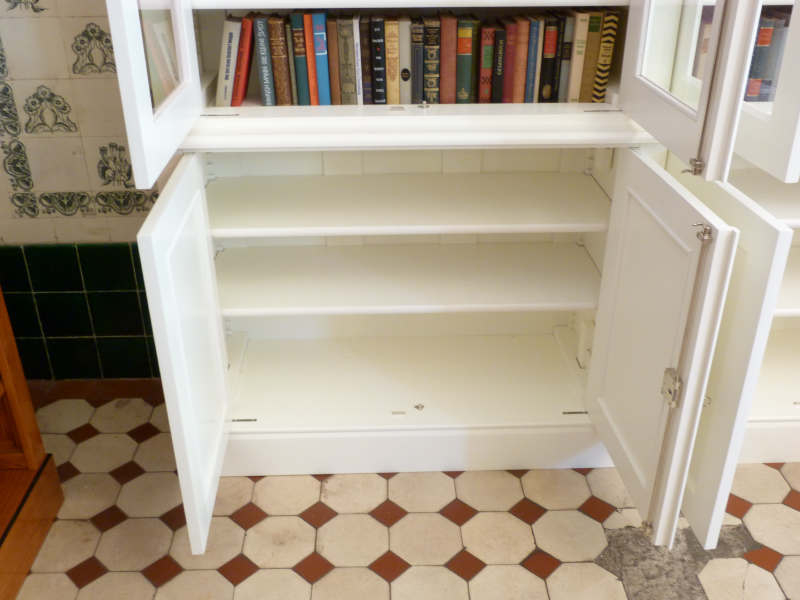 Bücherschrank mit Glastüren Shabby Chic DREIER30