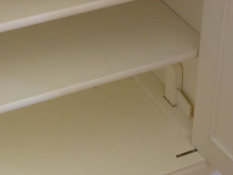 Bücherschrank mit Glastüren Shabby Chic DREIER30